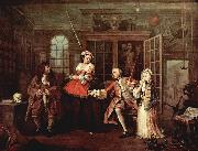 William Hogarth Mariage a la Mode oil painting reproduction